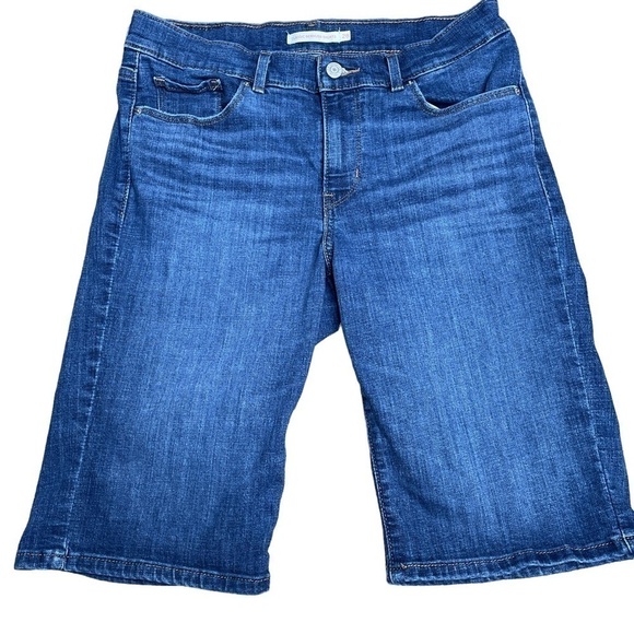 Levi's denim classic bermuda shorts 28 - Picture 1 of 5